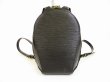 Photo1: LOUIS VUITTON Epi Leather Black Backpack Bag Purse Mabillon #6203