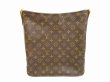 Photo2: LOUIS VUITTON Monogram Leather Brown Shoulder Bag Purse Looping GM #6204