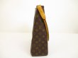 Photo3: LOUIS VUITTON Monogram Leather Brown Shoulder Bag Purse Looping GM #6204