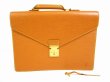 Photo1: LOUIS VUITTON Epi Leather Brown Briefcase Business Bag Ambassador #6211