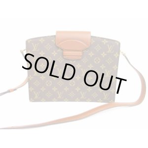 Photo: LOUIS VUITTON Monogram Leather Brown Messenger&Cross-body Bag Courcelles #6223