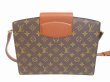 Photo2: LOUIS VUITTON Monogram Leather Brown Messenger&Cross-body Bag Courcelles #6223