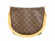 Photo1: LOUIS VUITTON Monogram Leather Brown Shoulder Bag Looping MM #6228