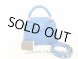 Photo: LOUIS VUITTON Taurillon Leather Blue Hand Bag w/Strap Cupcines BB #6240