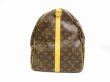 Photo3: LOUIS VUITTON Monogram Leather Brown Duffle&Gym Bag Keepall 60 Bandouliere #6256