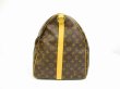 Photo4: LOUIS VUITTON Monogram Leather Brown Duffle&Gym Bag Keepall 60 Bandouliere #6256