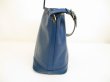 Photo3: LOUIS VUITTON Epi Leather Blue Shoulder Bag Purse Noe #6258