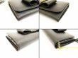 Photo7: PRADA Saffiano Leather Ribbon Black Bifold Long Wallet Purse #6264