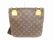 Photo2: LOUIS VUITTON Monogram Leather Brown Cross-body Bag Pochette Bosphore #6277