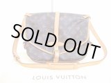 Photo: LOUIS VUITTON Monogram Leather Brown Crossbody Bag Saumur MM 30 #6278