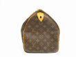 Photo4: LOUIS VUITTON Monogram Leather Brown Hand Bag Purse Speedy35 #6291