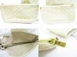 Photo9: LOUIS VUITTON Monogram Mini Lin Canvas White Tote Bag Bucket PM w/Pouch #6316