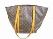 Photo2: LOUIS VUITTON Monogram Leather Brown Tote&Shoppers Bag Sac Shopping #6317