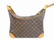 Photo2: LOUIS VUITTON Monogram Leather Brown Shoulder Bag Purse Boulogne 35 #6321