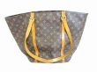 Photo2: LOUIS VUITTON Monogram Leather Brown Tote&Shoppers Bag Sac Shopping #6328