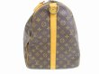 Photo4: LOUIS VUITTON Monogram Leather Brown Duffle&Gym Bag Keepall 60 Bandouliere #6333