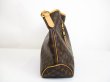 Photo3: LOUIS VUITTON Monogram Leather Brown Shoulder Bag Hobo Delightful GM #6338