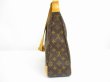 Photo4: LOUIS VUITTON Monogram Leather Brown Shoulder Bag Purse Boulogne 35 #6357