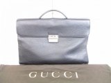 Photo: GUCCI Leather Briefcase Business Case Hand Bag #6358