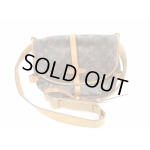 Photo: LOUIS VUITTON Monogram Leather Brown Crossbody Bag Saumur MM 30 #6371