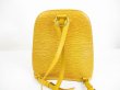 Photo2: LOUIS VUITTON Epi Leather Yellow Backpack Bag Purse Gobelins #6375