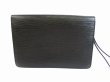 Photo2: LOUIS VUITTON Epi Leather Black Clutch Bag Purse Sellier Dragonne #6404