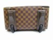 Photo5: LOUIS VUITTON Damier Leather Brown Carry Bag Travel Bag Luggage Pegase 45 #6431