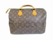 Photo2: LOUIS VUITTON Monogram Leather Brown Hand Bag Purse Speedy30 #6447