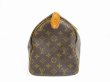 Photo3: LOUIS VUITTON Monogram Leather Brown Hand Bag Purse Speedy30 #6447