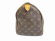 Photo4: LOUIS VUITTON Monogram Leather Brown Hand Bag Purse Speedy30 #6447