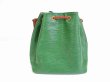 Photo2: LOUIS VUITTON Epi Leather Green&Red Shoulder Bag Purse Petite Noe #6448