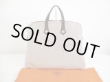 Photo: HERMES Canvas&Leather Beige&Brown Hand Bag Purse Sac Iboo GM #6451