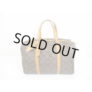 Photo: LOUIS VUITTON Monogram Leather Brown Hand Bag Sac Souple 35 #6456