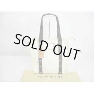 Photo: LOUIS VUITTON Cup Canvas White Tote&Shoppers Bag Antigua Cabas MM #6457