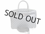 Photo: LOUIS VUITTON Damier Graphite Leather Business Bag Breafcase w/Strap Icare #6465