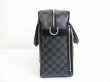 Photo3: LOUIS VUITTON Damier Graphite Leather Business Bag Breafcase w/Strap Icare #6465