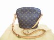 Photo1: LOUIS VUITTON Monogram Leather Brown Messenger&Crossbody Bag Drouot #6507