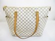 Photo2: LOUIS VUITTON Azur Leather White Tote&Shoppers Bag Purse Totally GM #6512