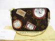 Photo1: LOUIS VUITTON Monogram Leather Brown Mini Accessories Chain Pouch #6515