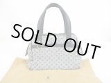 Photo: LOUIS VUITTON Monogram Mini Canvas Blue Hand Bag Purse Josephine PM #6516