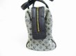 Photo3: LOUIS VUITTON Monogram Mini Canvas Blue Hand Bag Purse Josephine PM #6516