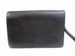 Photo2: LOUIS VUITTON Epi Leather Black Clutch Bag Purse Sellier Dragonne #6535