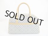 Photo: LOUIS VUITTON Monogram Mini Canvas Blue Hand Bag Purse Marie #6550