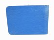 Photo2: LOUIS VUITTON Epi Leather Blue Clutch Bag Document Case Purse #6578