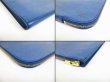 Photo7: LOUIS VUITTON Epi Leather Blue Clutch Bag Document Case Purse #6578