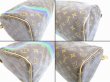 Photo6: LOUIS VUITTON Mon Monogram Leather Brown Hand Bag Purse Speedy35 #6584