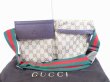 Photo1: GUCCI GG Canvas Brown Fanny&Waist Packs Belt Bag Purse #6590