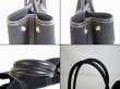 Photo7: HERMES Garden Party PM Canvas&Leather Black Hand Bag Purse #6600