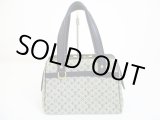 Photo: LOUIS VUITTON Monogram Mini Canvas Blue Hand Bag Purse Josephine PM #6628