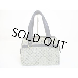 Photo: LOUIS VUITTON Monogram Mini Canvas Blue Hand Bag Purse Josephine PM #6628